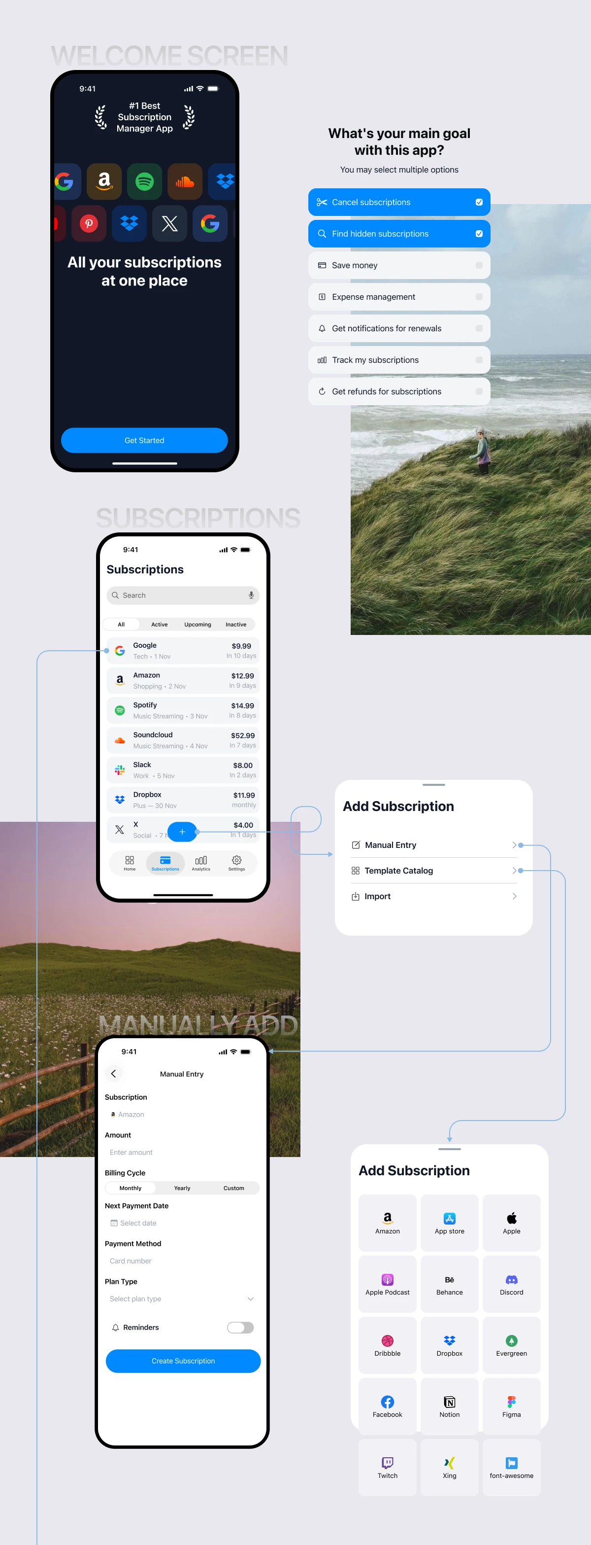Cancel Subs — экран 1