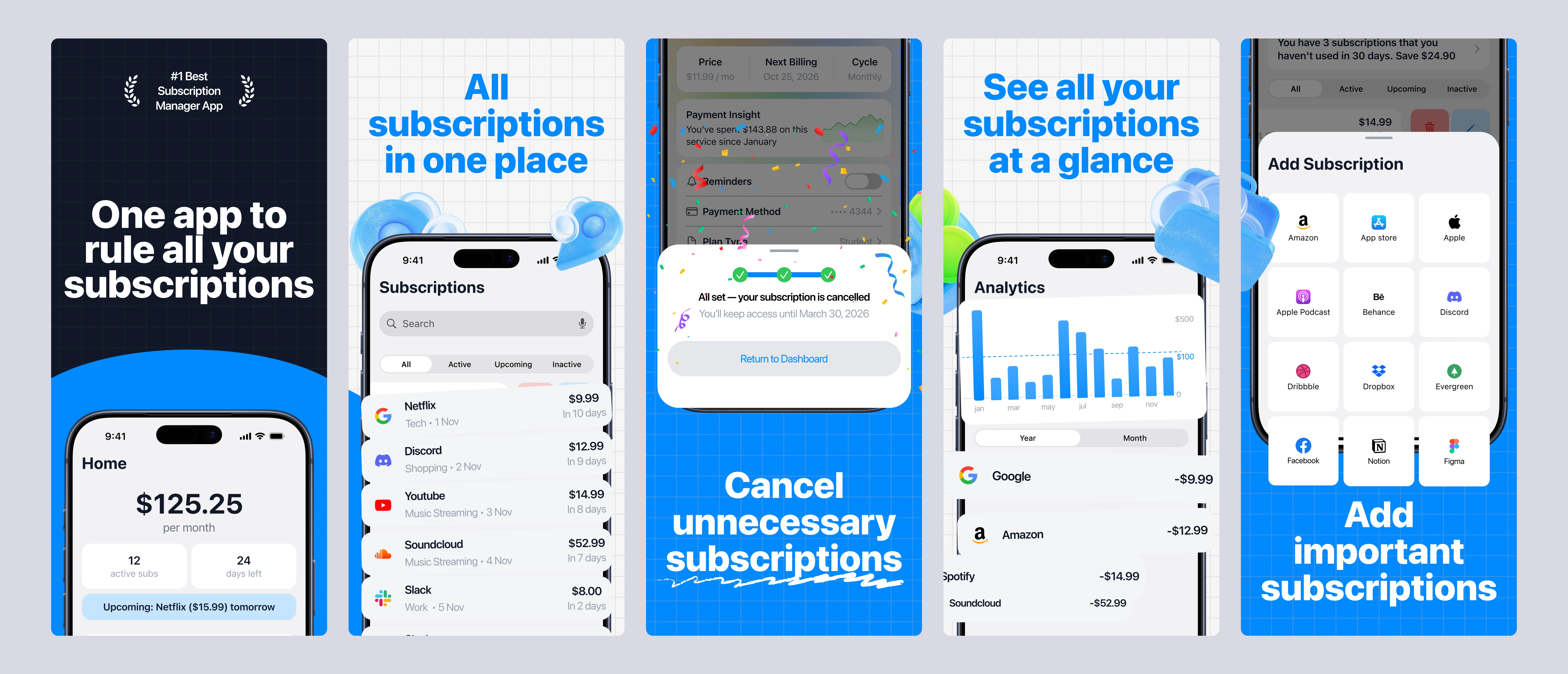 Cancel Subs — экран 5